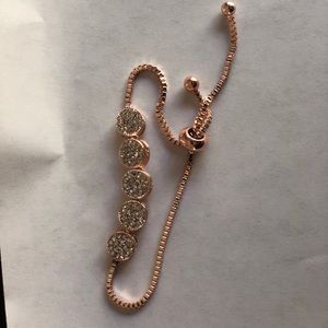 Golden adjustable bracelet